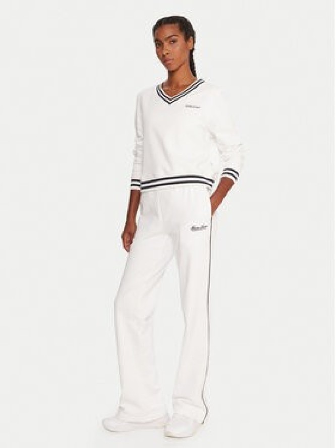 Guess Jeans Spodnie dresowe W5YB32 K68I4 Biały Regular Fit