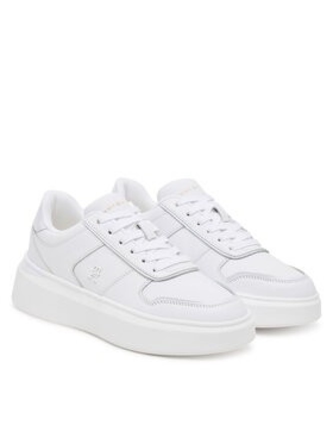 Tommy Hilfiger Sneakersy Patent Platform FW0FW08819 Biały