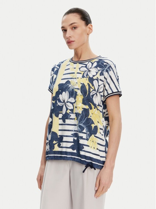 Olsen T-Shirt 11105022 Granatowy Regular Fit