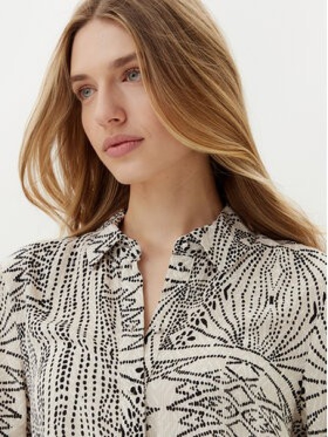 Vero Moda Koszula Menny 10303694 Beżowy Relaxed Fit