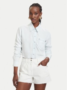 Patrizia Pepe Koszula 2C1665/D9A0-CB20 Niebieski jasny Regular Fit