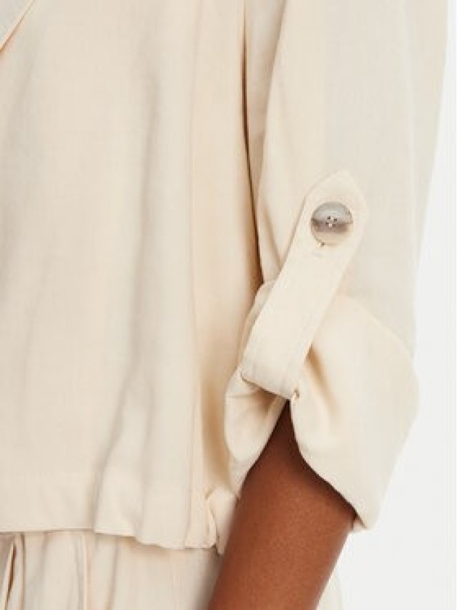 Marella Marynarka Malibu 2513041055 Écru Relaxed Fit