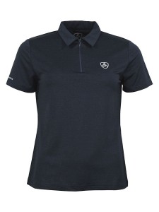 Peak Mountain Funkcyjna koszulka polo "Achance" w kolorze granatowym rozmiar: S