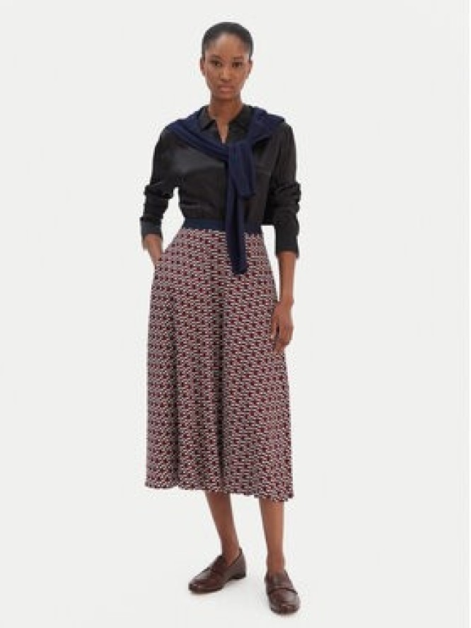 Tommy Hilfiger Spódnica trapezowa WW0WW49373 Bordowy Regular Fit