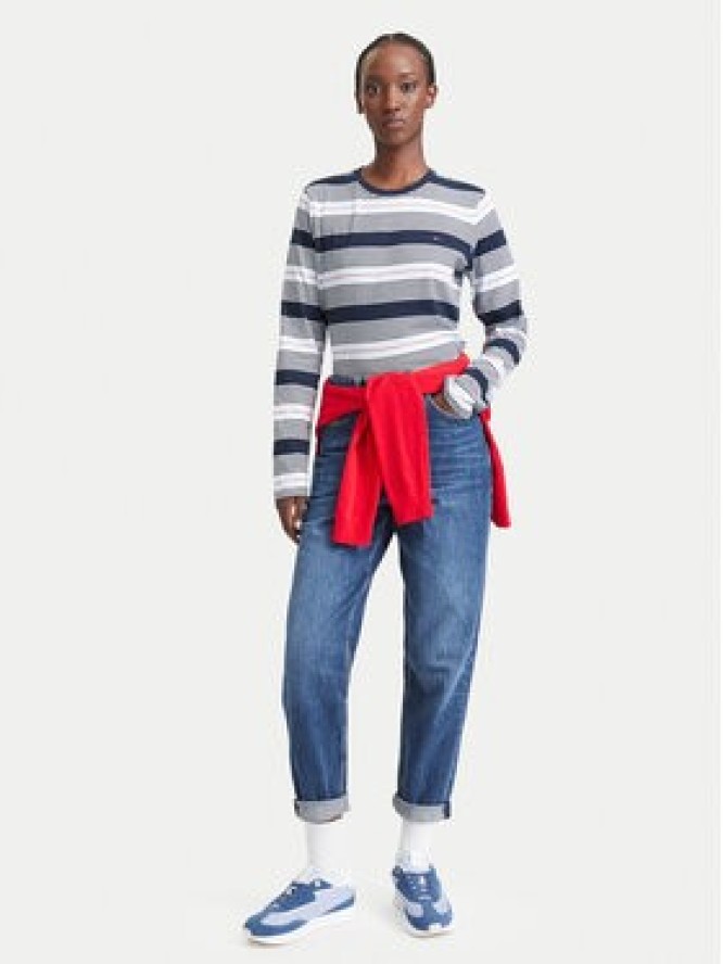Tommy Jeans Jeansy 90'S Mom High DW0DW23513 Niebieski Boyfriend Fit