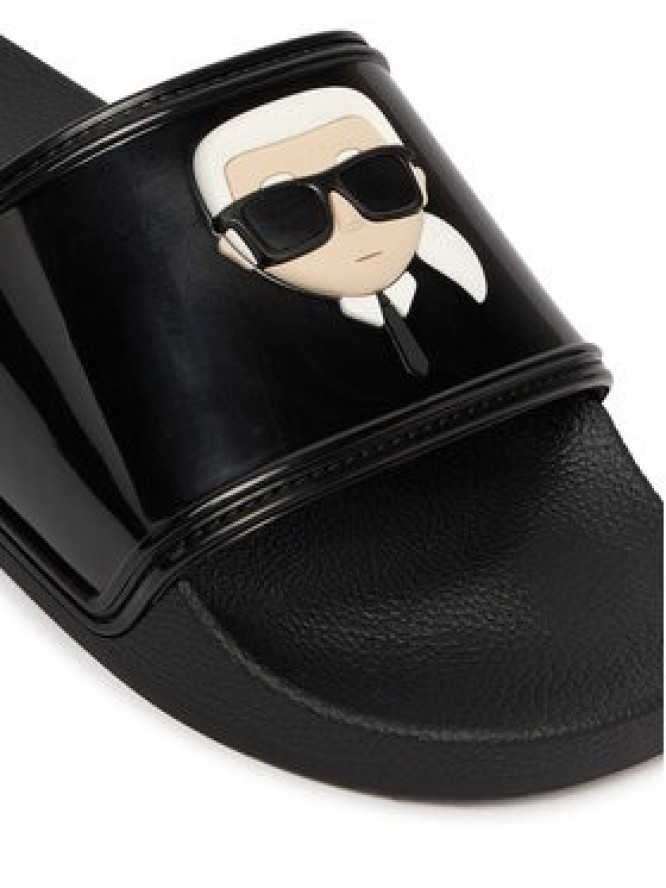 KARL LAGERFELD Klapki Kondo II KL80905C Czarny