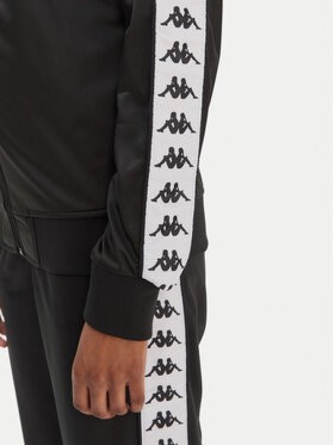 Kappa Bluza Banda Wanniston 301PSC0 Czarny Slim Fit