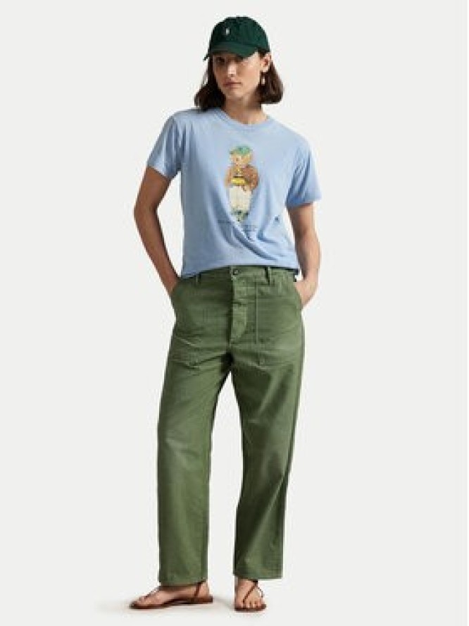 Polo Ralph Lauren T-Shirt 211971730001 Błękitny Relaxed Fit