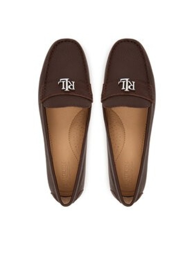 LAUREN RALPH LAUREN Mokasyny Kingad 802942768016 Brązowy