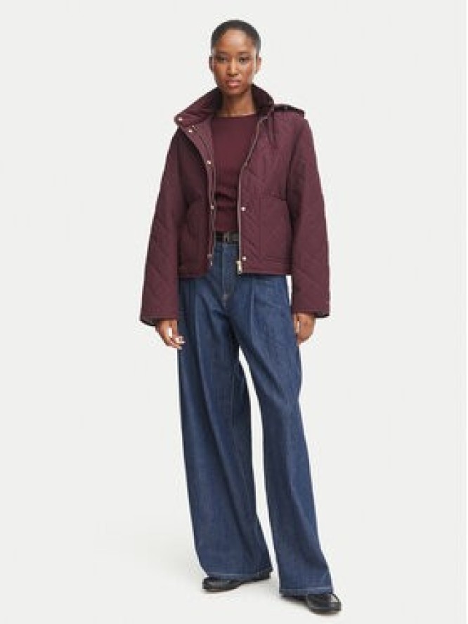 Tommy Hilfiger Kurtka przejściowa WW0WW51512 Bordowy Regular Fit