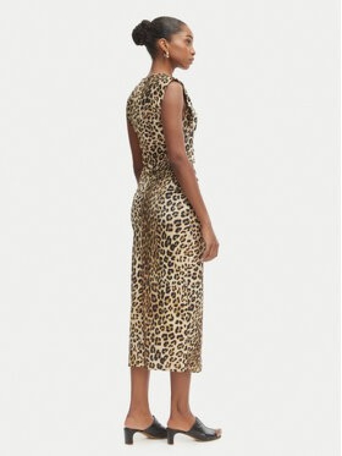 LOLA CASADEMUNT Sukienka codzienna LS2616152 Brązowy Regular Fit