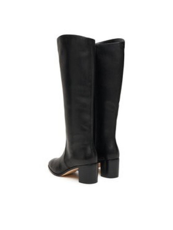 LAUREN RALPH LAUREN Kozaki Charly Bo Tal 802967813001 Czarny