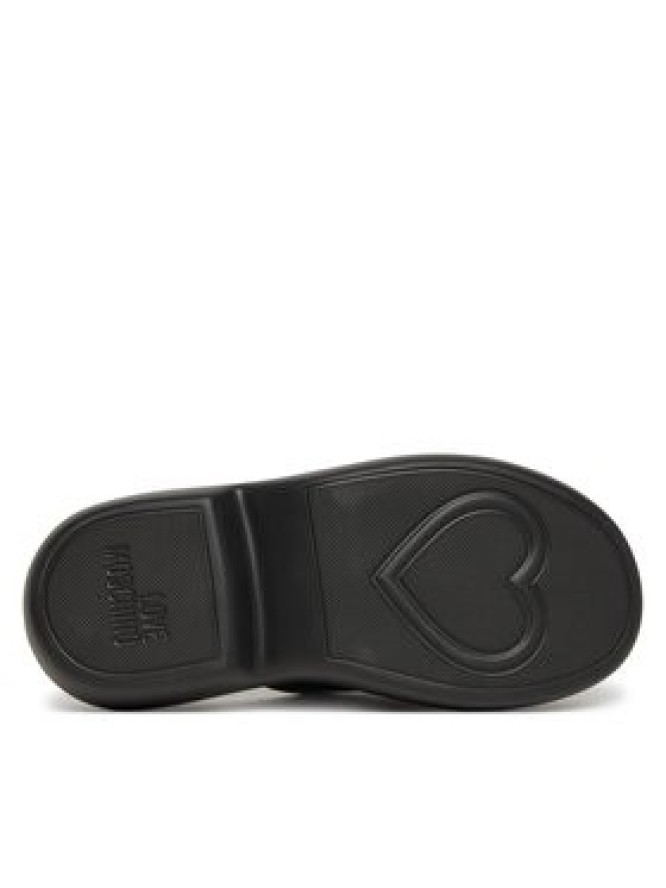 LOVE MOSCHINO Klapki JA28207I0MI40000 Czarny