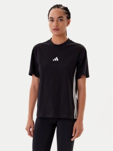 adidas T-Shirt Essentials 3-Stripes JD0846 Czarny Regular Fit
