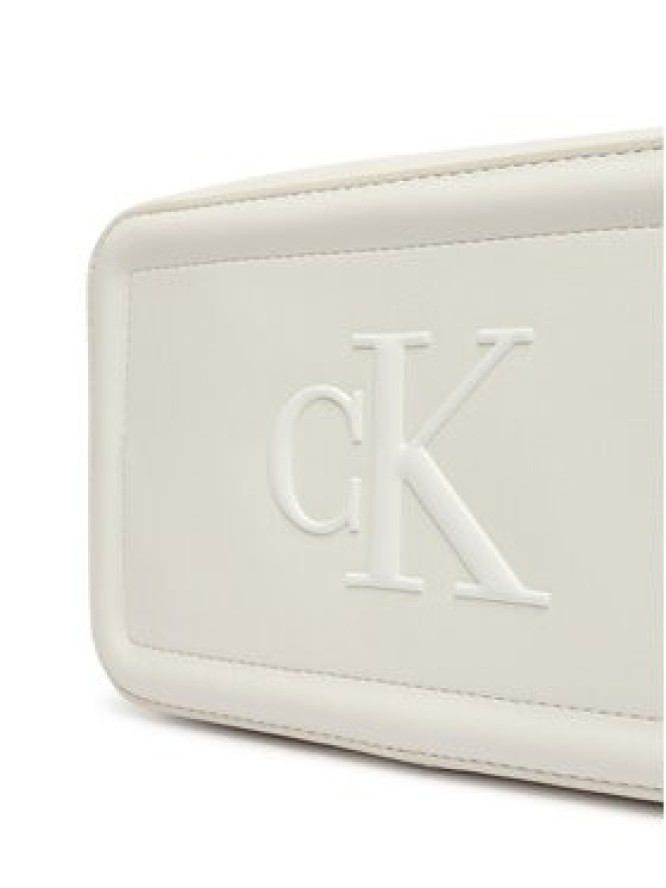 Calvin Klein Torebka Bold Ck Camera Bag LV04F3220G Biały