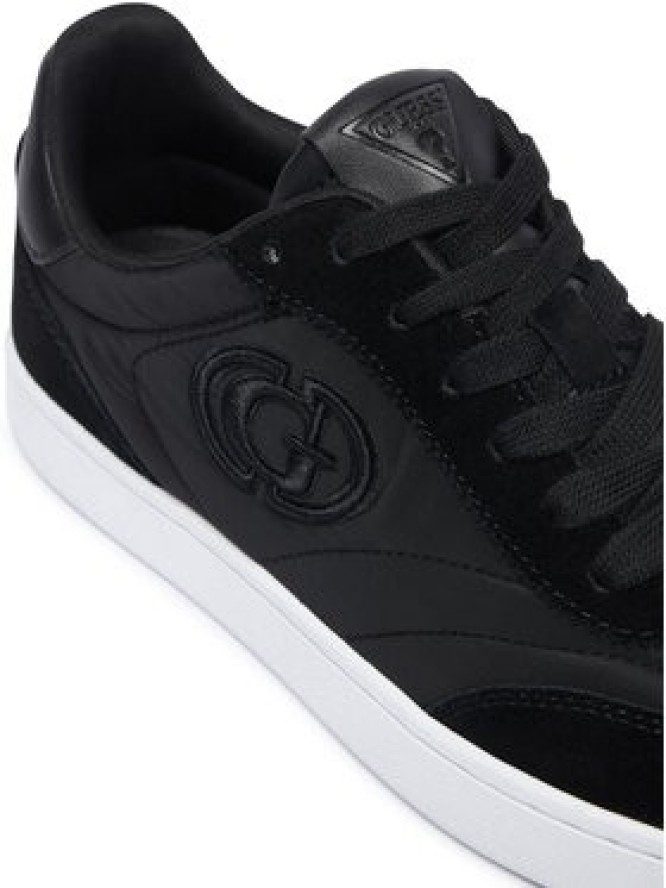 Guess Sneakersy FLTJAC LEA12 Czarny