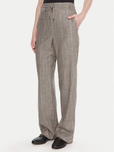 Marella Spodnie materiałowe Elodia 2523136071 Szary Regular Fit