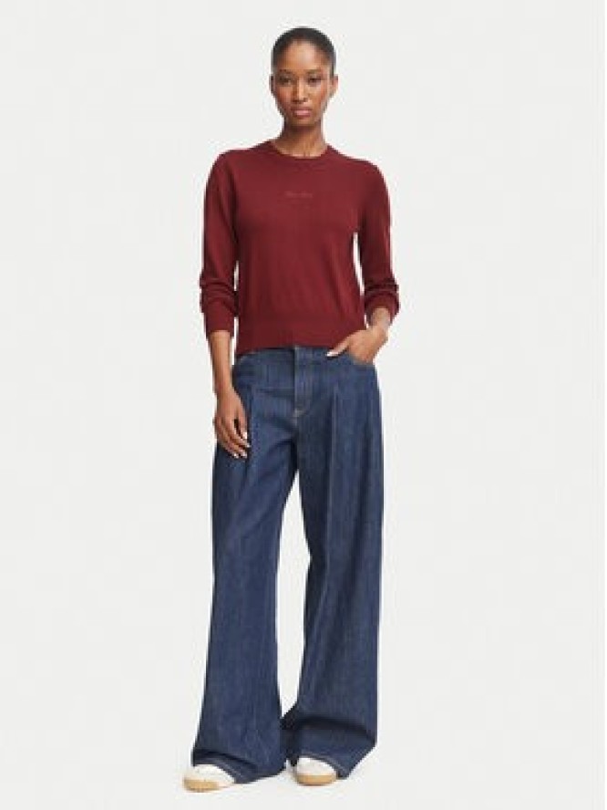 Guess Jeans Sweter W6BR01 Z1244 Bordowy Regular Fit