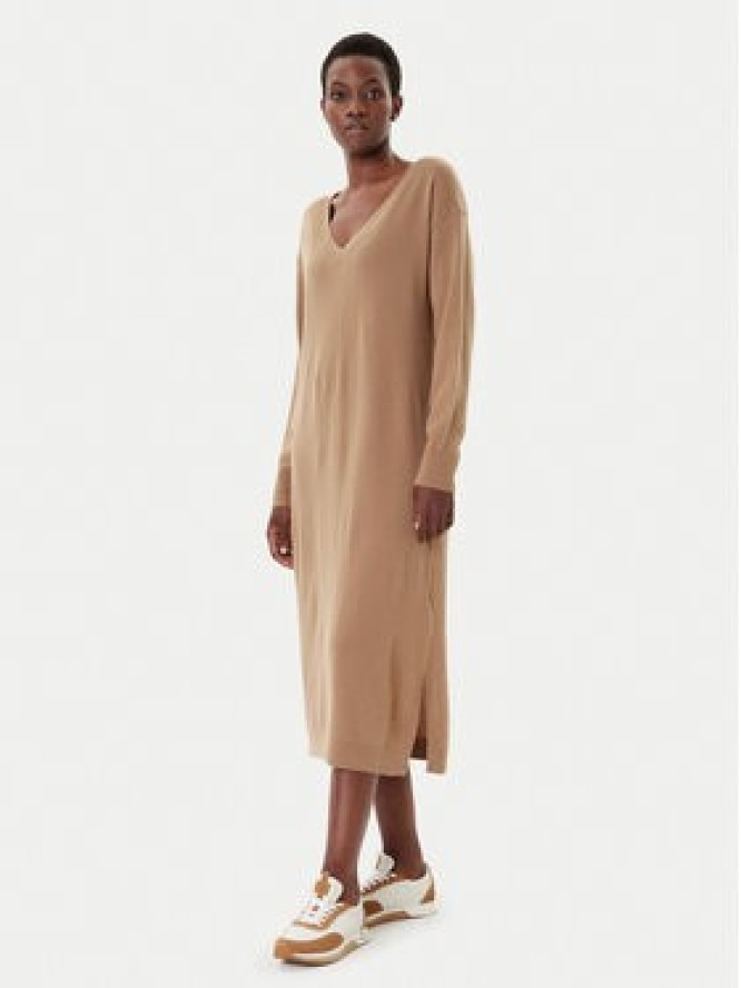 Weekend Max Mara Sukienka dzianinowa Zenith 2525326012 Beżowy Regular Fit