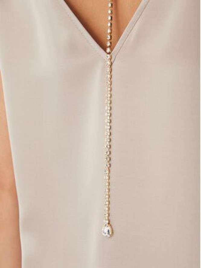 Rinascimento Bluzka CFC0020252002 Beżowy jasny Regular Fit