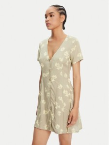 RVCA Sukienka letnia 23B131508 Zielony Regular Fit