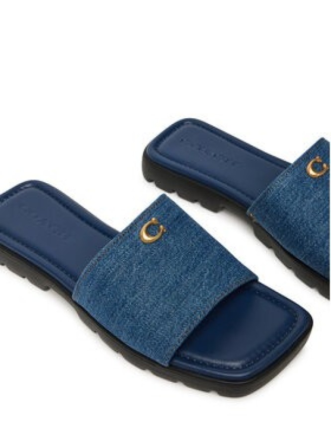 Coach Klapki Florence CAR62 Niebieski