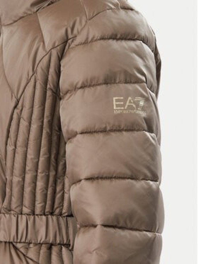 EA7 Emporio Armani Kurtka zimowa 7W001499 AF25639 U6100 Brązowy jasny Regular Fit