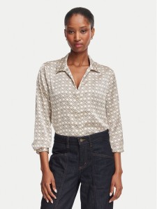 Guess Koszula W6YH23 W2946 Beżowy jasny Regular Fit