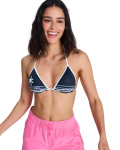 Trójkątny stanik bikini dla Kobiety THE RETRO ESSENTIALS Czarny
