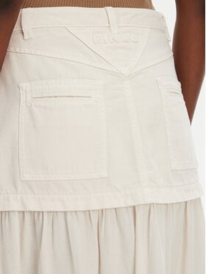 PINKO Spódnica maxi Kenny 105252 A2MI Écru Regular Fit