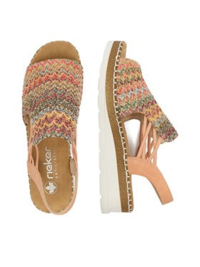 Rieker Sandały CEO-V1241-90 Kolorowy