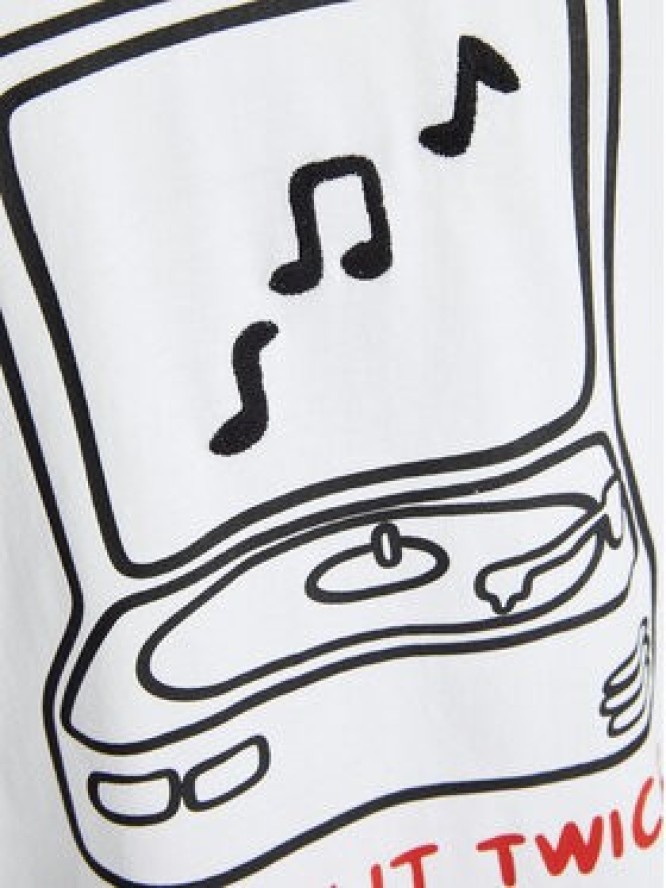 JJXX T-Shirt Nina 12273776 Biały Loose Fit