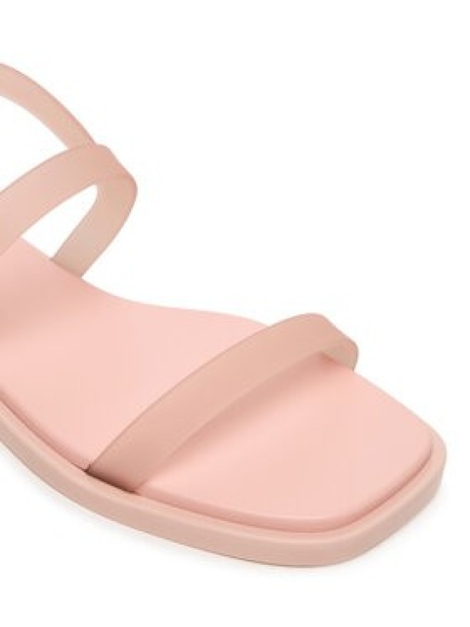 Calvin Klein Sandały Jelly Sandal Sling Mat Tran Tpu HW0HW02969 Beżowy