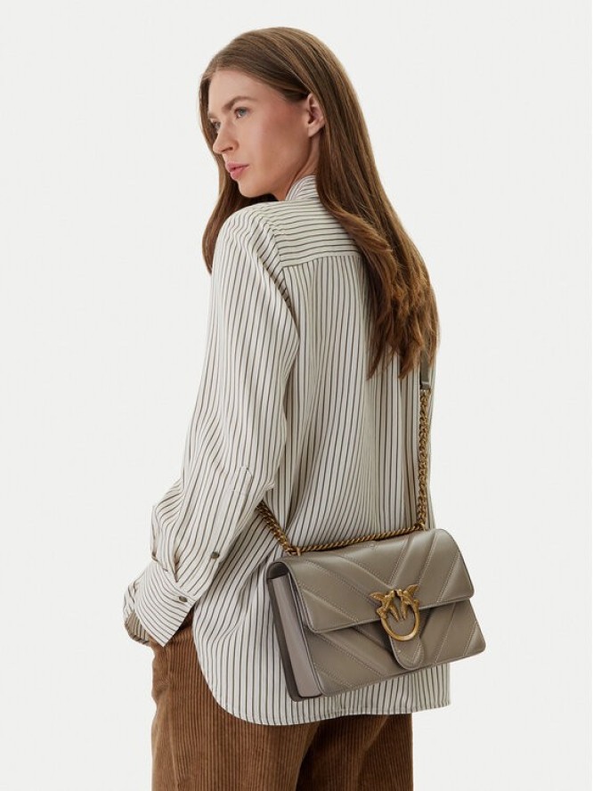 PINKO Torebka Love One Classic Light Dc Al 25-26 PLTT 104549 A2OS Szary