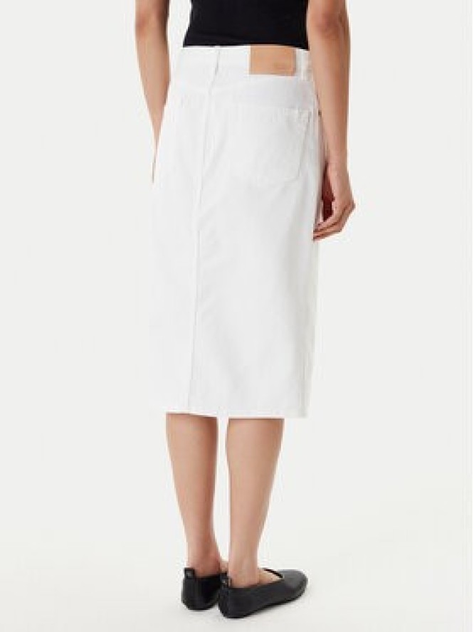 ViCOLO Spódnica jeansowa DD5101 Biały Regular Fit