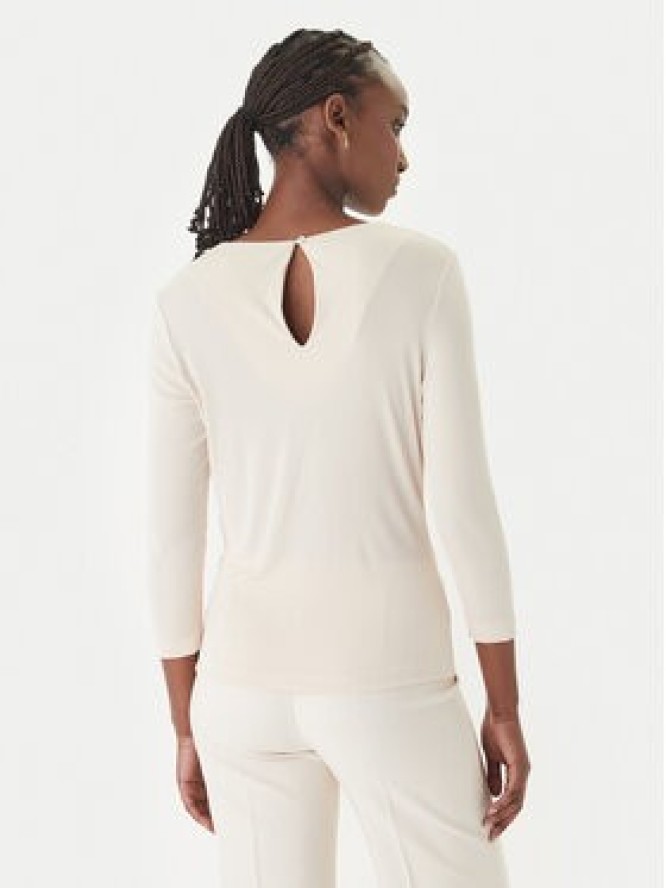 Rinascimento Bluzka CFC0127695003 Beżowy Slim Fit