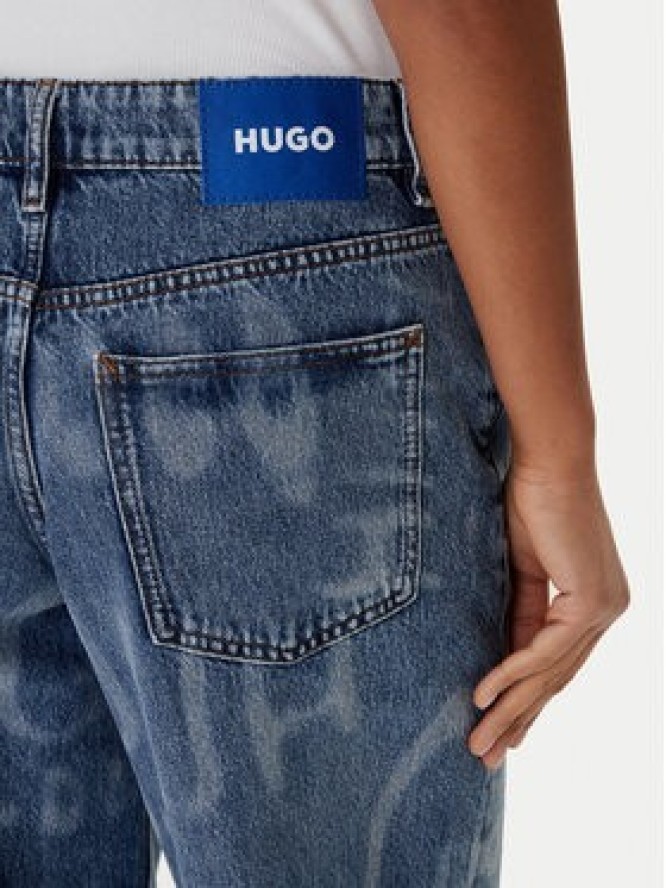 HUGO Jeansy Gamala 50553051 Niebieski Baggy Fit
