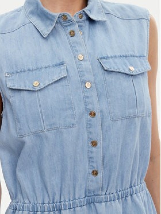 Gaudi Sukienka jeansowa 511BD16002 Niebieski Regular Fit