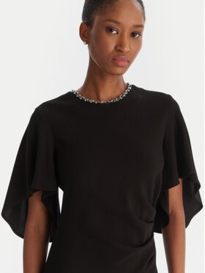 PINKO Sukienka koktajlowa Scopone Abito 105583 A2Q2 Czarny Regular Fit