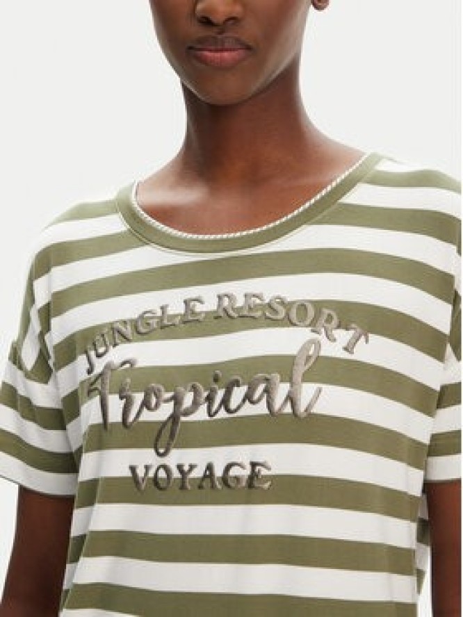 Olsen T-Shirt 11105101 Zielony Regular Fit