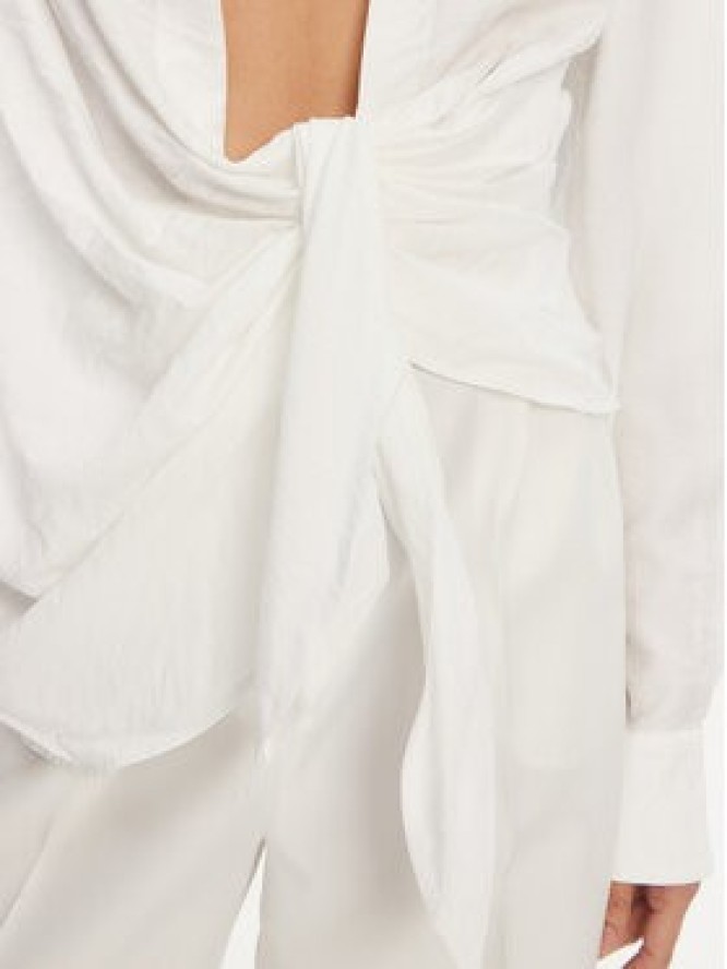 JACQUEMUS Koszula 213SH002-1020 Biały Regular Fit