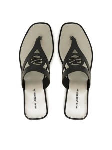 KARL LAGERFELD Japonki Skoot II KL80407 Czarny