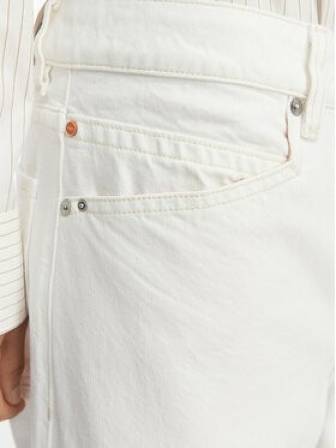 BOSS Jeansy C Slouchy MR 2.0 50558723 Biały Relaxed Fit