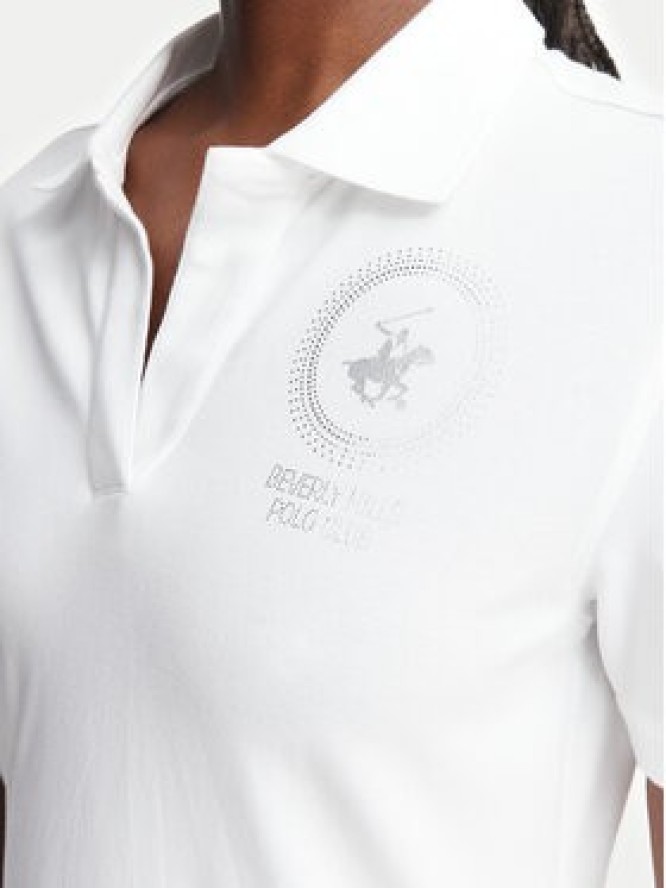 Beverly Hills Polo Club Polo L2604-HR Biały Regular Fit