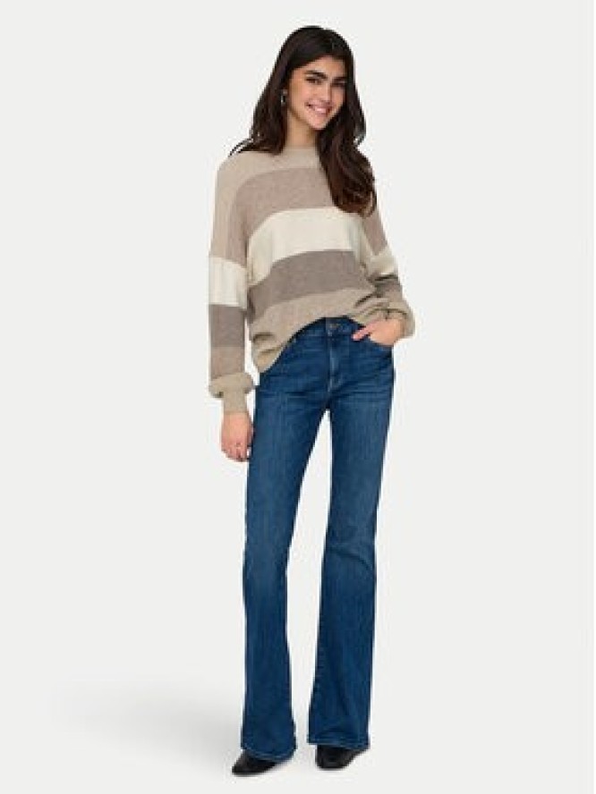 ONLY Sweter Atia 15220044 Beżowy Regular Fit