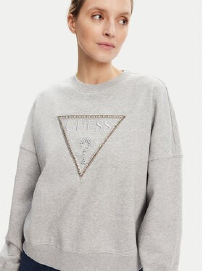 Guess Bluza W5YQ04 KC8I0 Szary Regular Fit