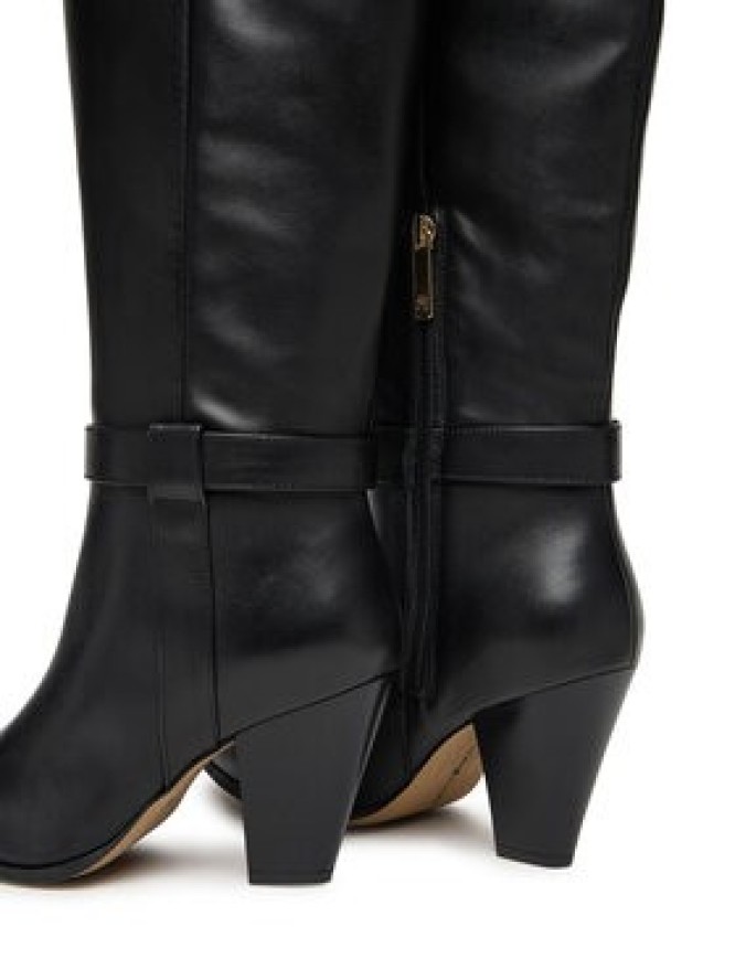 Tommy Hilfiger Kozaki T-Strap Pointy FW0FW08982 Czarny