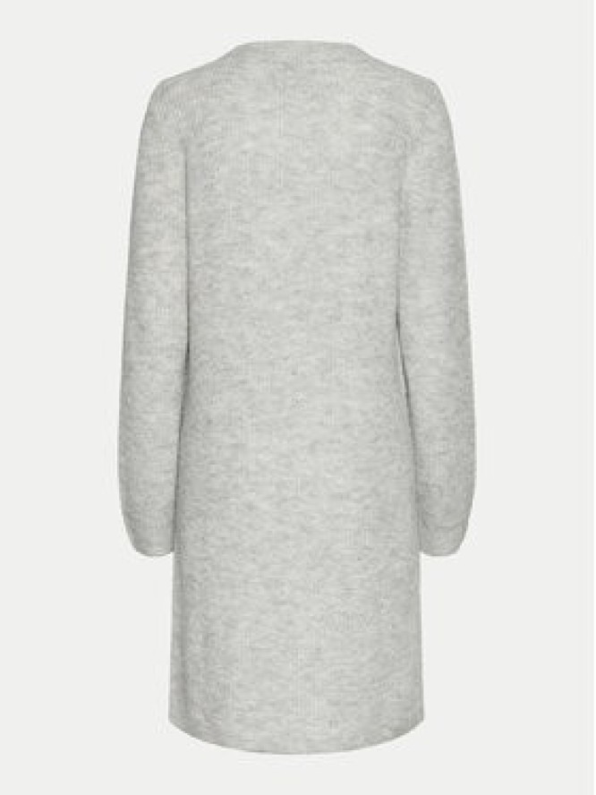 Pieces Sukienka dzianinowa Ellen 17126082 Szary Regular Fit