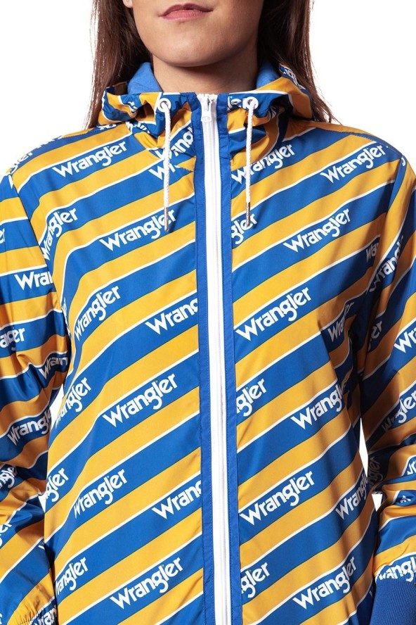 DAMSKA KURTKA PRZEJŚCIOWA WRANGLER B&Y WINDBREAKER AMBER YELLOW W405RV9UY 112128704