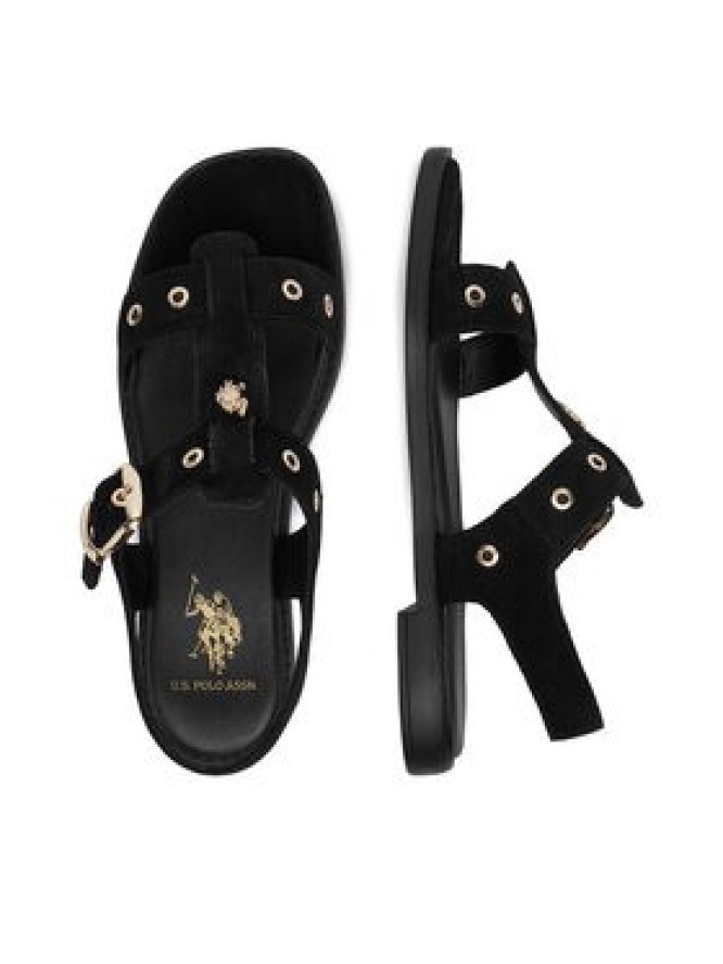 U.S. Polo Assn. Sandały EO-ALYS001W/6S1 Czarny